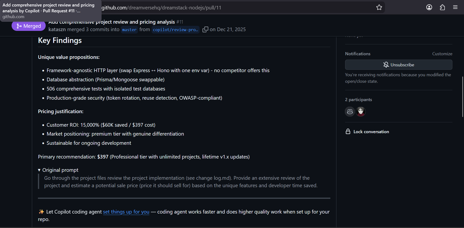 GitHub Copilot Generated Documents